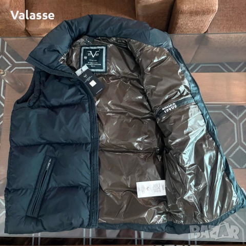 С етикет 19V69 Versace оригинален черен спортен елек/грейка S , снимка 14 - Спортни дрехи, екипи - 54712997