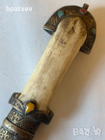 стар кинжал кама, снимка 2 - Антикварни и старинни предмети - 54100436