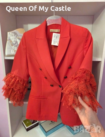 Атрактивно дамско сако, снимка 2 - Сака - 53965262