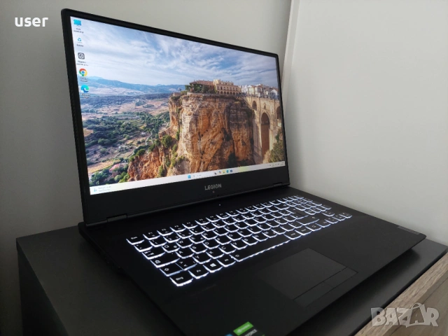 16GB RAM, GTX 1660Ti 6GB, Core i5-9300H 17.3" FULL HD геймърски лаптоп Lenovo Legion Y540 Y540-17IHR