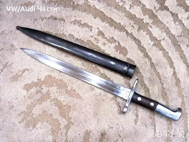 Швейцарски щик нож байонет K31 Schmidt Rubin М1918, снимка 2 - Антикварни и старинни предмети - 53958294