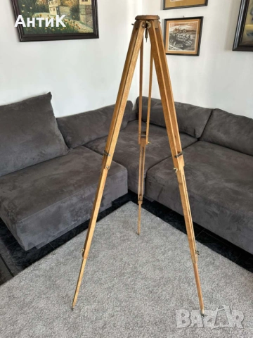 Винтидж Дървена Тринога Статив, снимка 8 - Антикварни и старинни предмети - 54326913