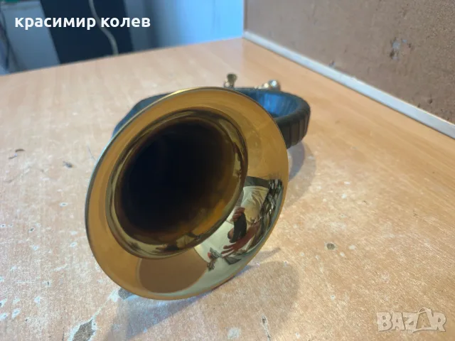 стара немска ловна тръба, снимка 3 - Антикварни и старинни предмети - 55606456