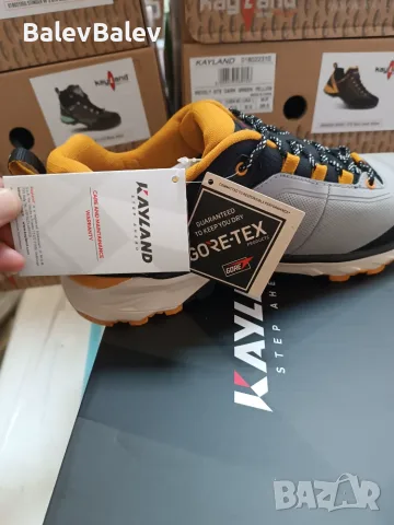 Мъжки туристически обувки Kayland Strider GTX Grey Yellow Размер 42, снимка 2 - Мъжки боти - 55417948