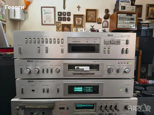 Предусилвател,Стъпало и Тунер Akai PR-A04,PR-W04,AT-S55, снимка 2 - Аудиосистеми - 55603324