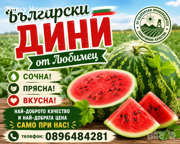 Дини на едро от гр.Любимец 
