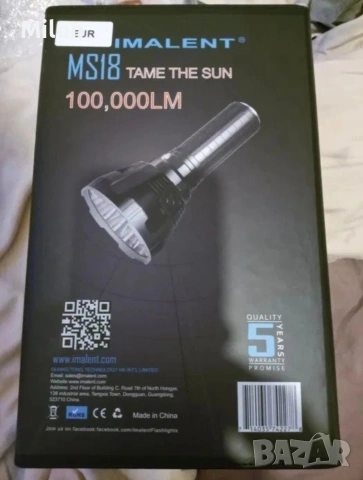 Фенер Imalent MS18 100 000 LM, снимка 6 - Къмпинг осветление - 55149634