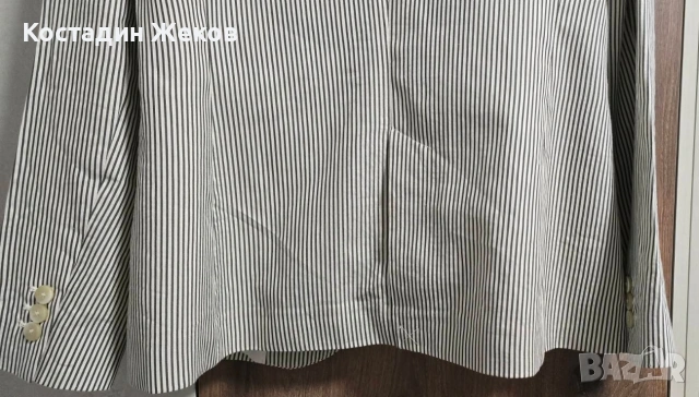 . Дамски блейзър на вертикални райета 🖤 Massimo Dutti. 🖤 Като ново. , снимка 6 - Сака - 54543952