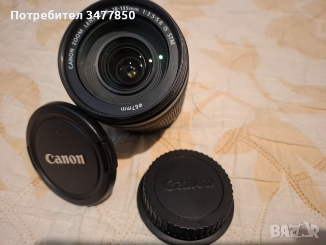 Обектив Canon EF-S 18-135 mm1:3,5-5,6 IS STM , снимка 2 - Обективи и филтри - 54443928