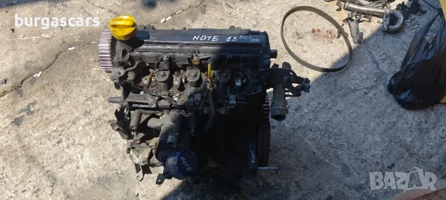 Двигател Nissan Note 1.5DCI K9K 2010г. E11