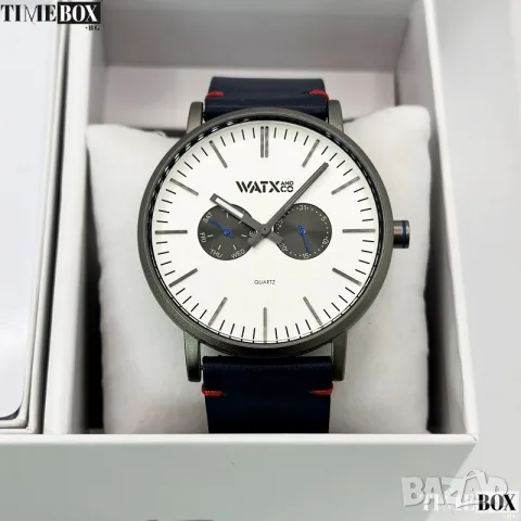 Watx and Colors Chronograph Blue/White + Earbuds