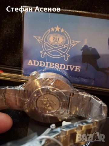 Чисто нов diver механичен часовник Addiesdive, снимка 8 - Мъжки - 52470728