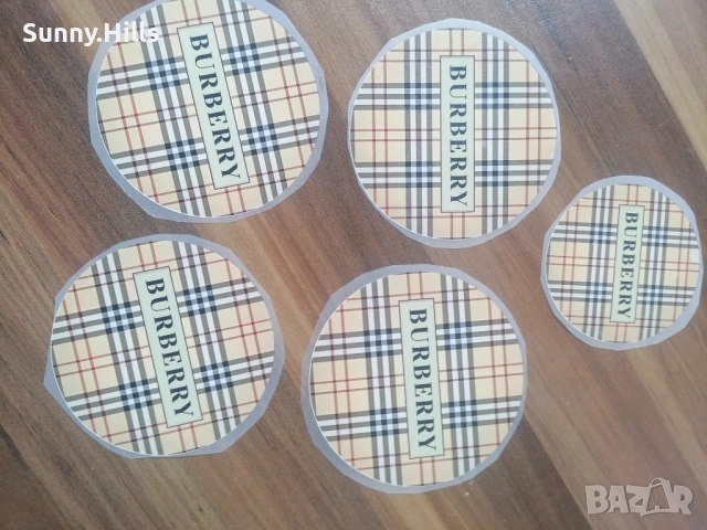 Стикери за дрехи Burberry лого - поставяне с ютия, снимка 2 - Други - 54399465