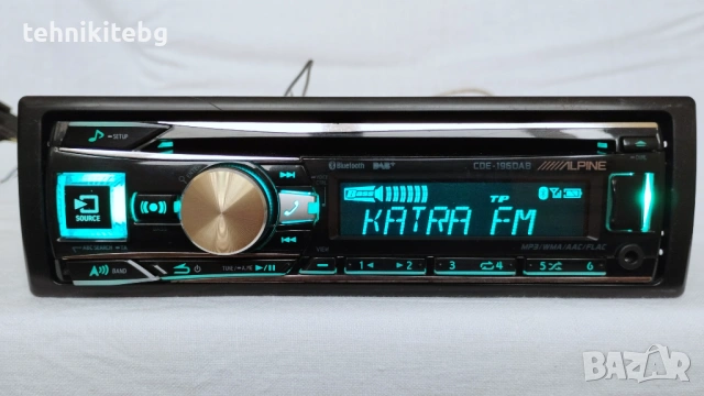 ⭐⭐⭐ ALPINE CDE-196DAB ⭐⭐⭐ - Жесток авто CD плеър с Bluetooth (Блутуут), USB, DAB+