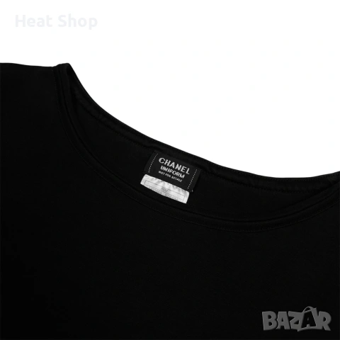 Дамска тениска Chanel Embroidered Logo Uniform T-Shirt, снимка 3 - Тениски - 55104059