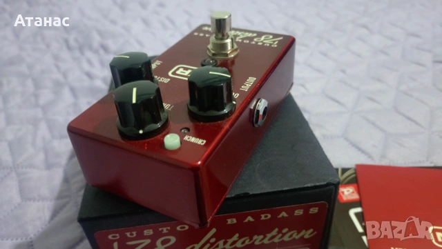 Ефект за китара - MXR Custom Badass 78 Distortion , снимка 7 - Китари - 54477878