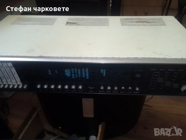 Усилвател със радио тунер SABA дойде от Германия със отрязан кабел 
