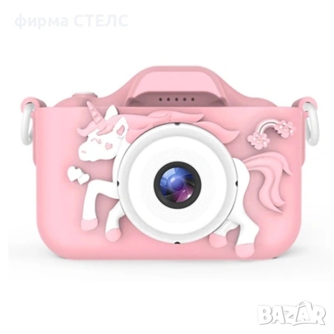 Детски фотоапарат STELS Unicorn, 40MP, 8X Zoom, Селфи детска камера, USB-C, снимка 8 - Други - 44045199