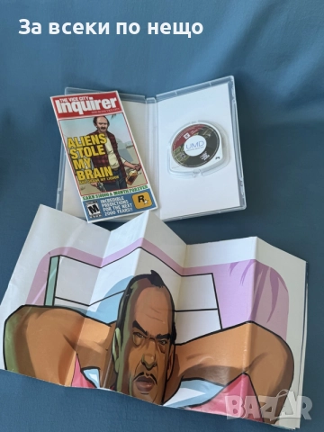 Grand Theft Auto Vice City Stories + КАРТА , Оригинална Игра за PSP , GTA, снимка 5 - Игри за PlayStation - 55301129
