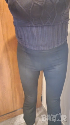 Черен дамски официален панталон, снимка 4 - Панталони - 54062388