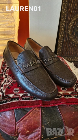 Обувки на Balmain , снимка 2 - Мокасини - 54653917