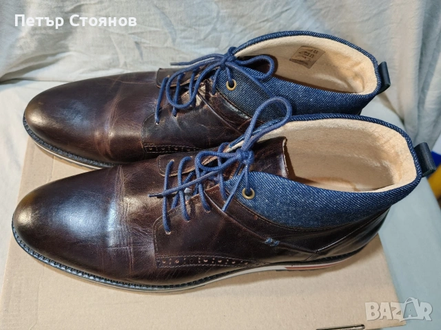 Стилни мъжки кларкове от естествена кожа OLIVER JACOB №44, снимка 5 - Мъжки боти - 54217908