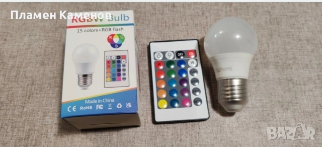 Крушка LED с дистанционно 