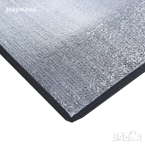 Постелка за къмпинг с двойно алуминиево покритие 150 см x 200 см, снимка 2 - Къмпинг мебели - 55321496