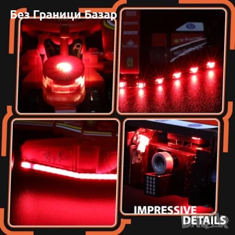 Нов USB LED Комплект за LEGO 77242 Ferrari F1 Race Car Осветление Лего кола, снимка 5 - Други - 54353902