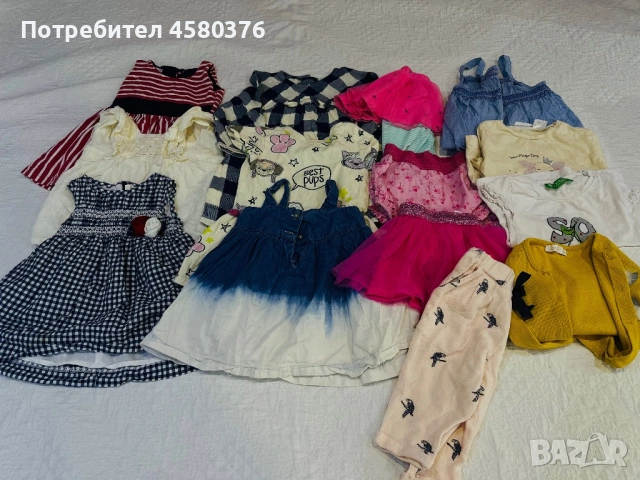 Лот маркови дрехи 74см