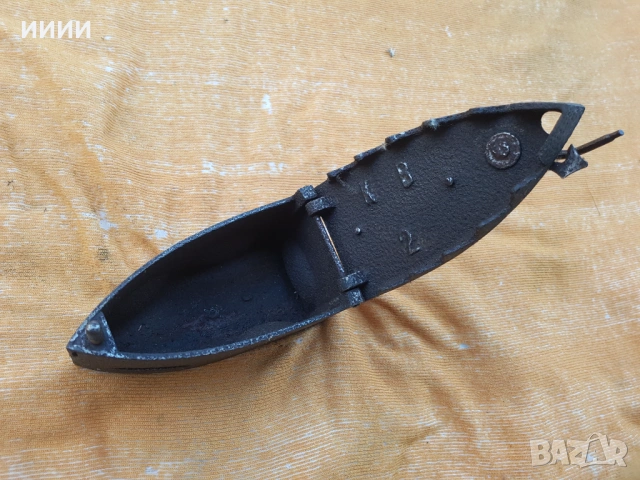 Ютия на жар с лост, снимка 3 - Антикварни и старинни предмети - 54305808