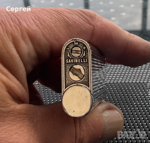 Електронна запалка за лула Savinelli посребрена с 10 микрона, снимка 5 - Запалки - 54630994