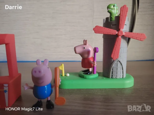 Peppa pig оригинална играчка сцена миниголф, снимка 3 - Фигурки - 55388803