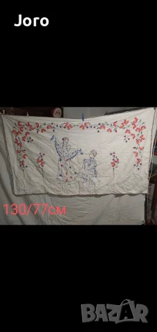 стари ръчно шити ковьори, снимка 2 - Декорация за дома - 55361452