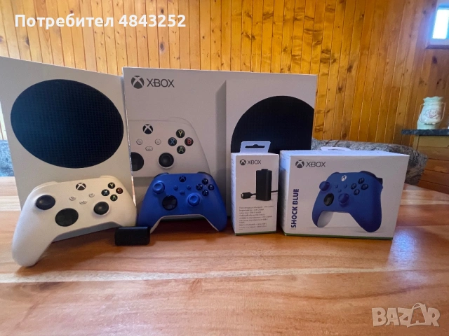 XBOX S с два контрлера, зареждаща батерия и гаранция , снимка 2 - Xbox конзоли - 54772522