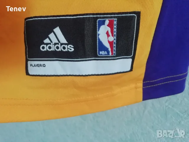 Los Angeles Lakers Kobe Bryant Adidas оригинален потник Коби Брайънт Лейкърс L, снимка 5 - Тениски - 38746155