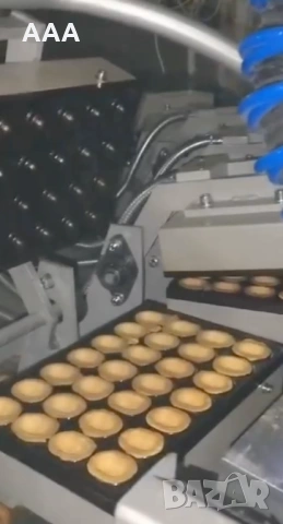 Автоматичен комплекс за печене на бисквитки с форма на орех с пълнеж "Roundloaf"