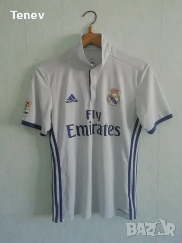 Real Madrid Ronaldo 2016-2017 Adidas оригинална тениска фланелка Реал Мадрид Роналдо екип, снимка 2 - Тениски - 52961557