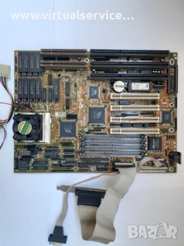 Ретро дъно FIC 486-VIP-IO2 + CPU 486DX2/66