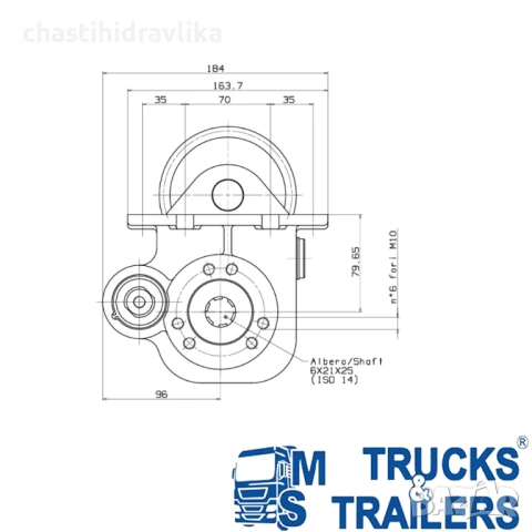 PTO Включвател OMFB за IVECO 2870.9, снимка 3 - Части - 54687654