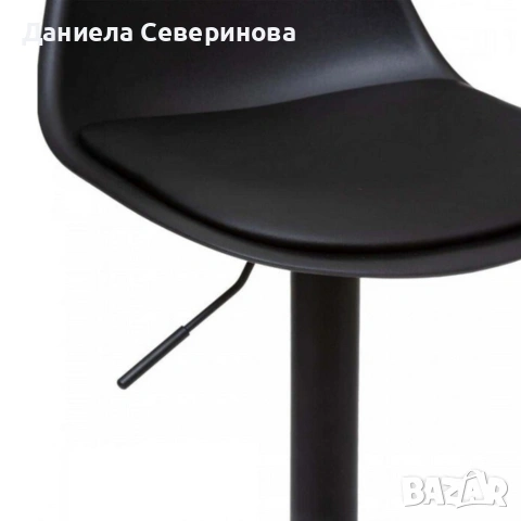 Бар стол с метална основа и ергономичен дизайн - стил и комфорт за всеки интериор, снимка 5 - Столове - 54564823