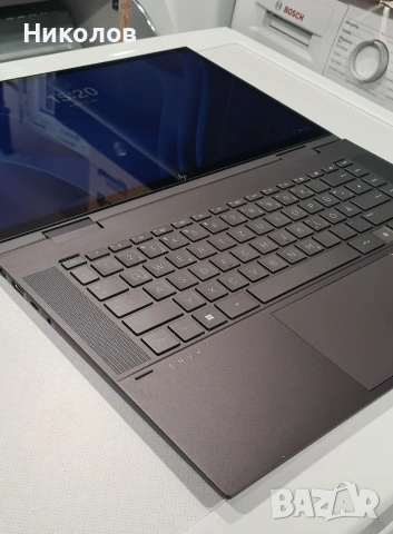 Лаптоп 2-в-1 HP ENVY x360 15.6" Touch / Ryzen 7 / 16GB RAM / 512GB SSD / Алуминиев, снимка 4 - Лаптопи за работа - 54582498