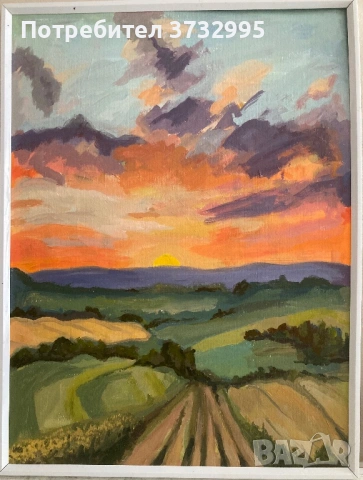 Закат, снимка 2 - Картини - 54320490