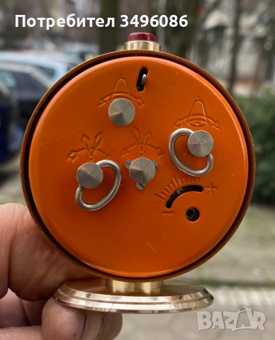 Стар съветски механичен будилник СЛАВА 11 камъка, снимка 11 - Колекции - 54058934