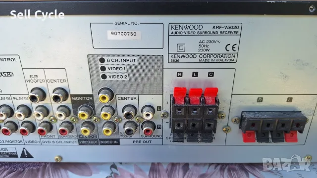 ✅УСИЛВАТЕЛ KENWOOD KRF - V5020❗, снимка 6 - Ресийвъри, усилватели, смесителни пултове - 55646093