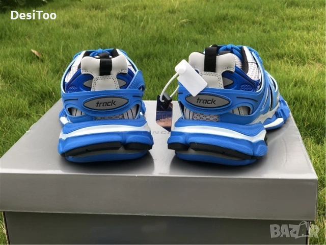 Balenciaga Track Sneaker "Blue/Grey" , снимка 2 - Маратонки - 54362757