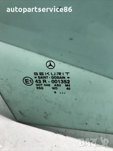 Стъкло предна дясна врата за Mercedes A Class W168 (2001), снимка 2 - Части - 54121709