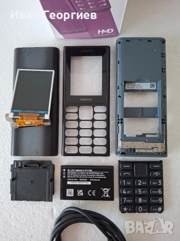 Nokia 105 на части ОРИГИНАЛНА батерия BL-L5P 1000 mAh Нокиа 2.0" LCD display Технополис , снимка 2 - Nokia - 54896267