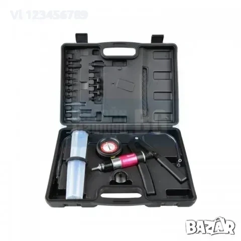 Комплект вакуум помпа за обезвъздушаване на спирачки и съединители, снимка 4 - Аксесоари и консумативи - 53988867