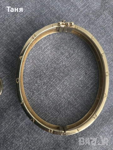 Златна гривна и пръстен BVLGARI , снимка 5 - Гривни - 54716916